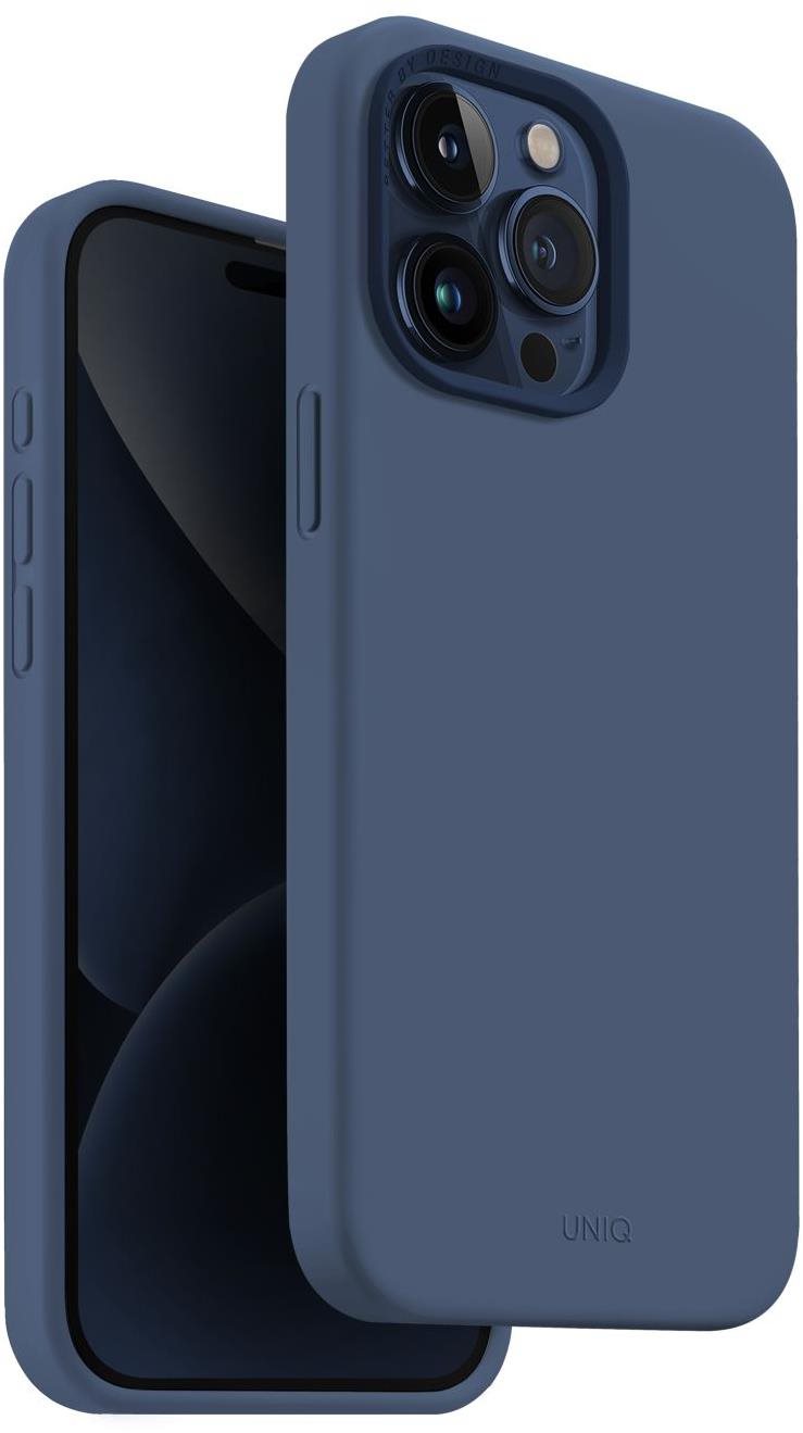 UNIQ Lino Hue MagClick ochranný kryt na iPhone 15 Pro Max, Navy...