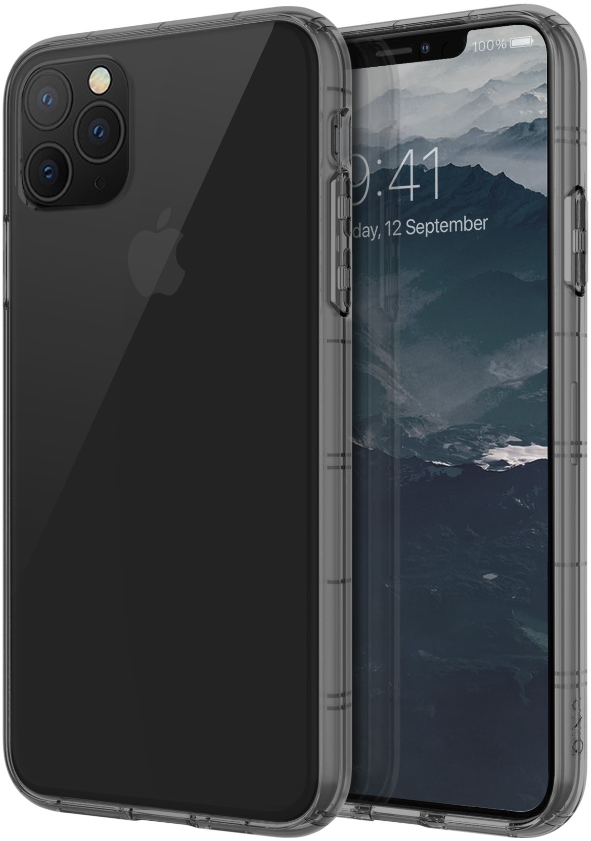 Uniq Hybrid AirFender for the iPhone 11 Pro, Smoked Grey Phone Cover