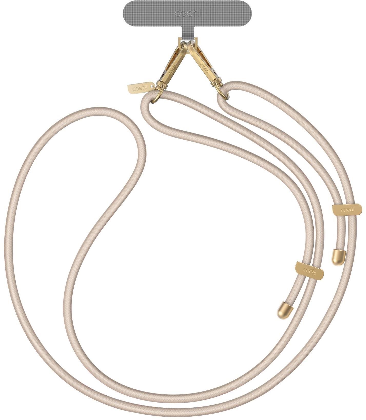 UNIQ COEHL Laurel Universal Handy-Lanyard, Ivory Schlüsselband für...
