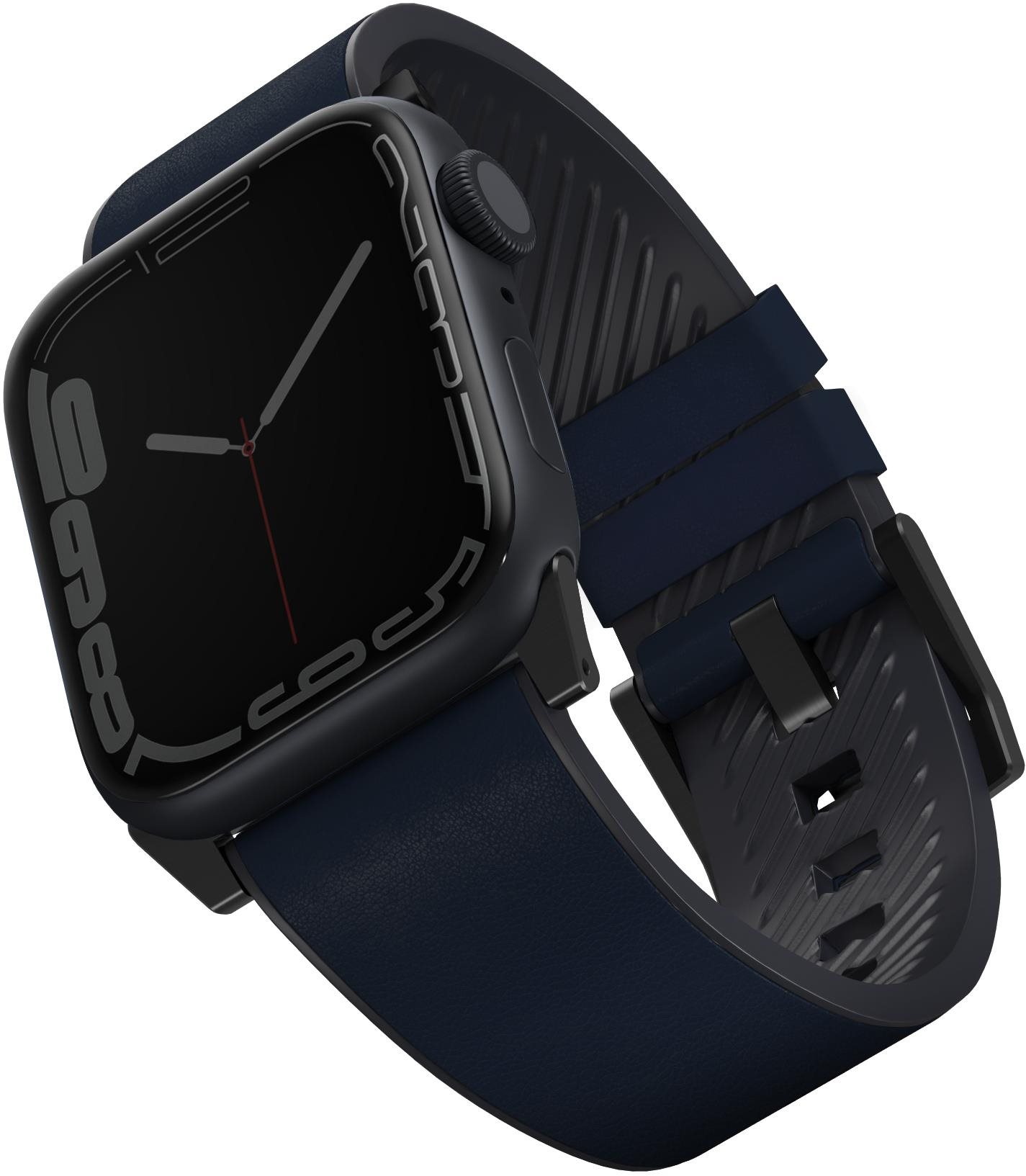 Uniq Straden Waterproof Leather Strap for Apple Watch 45/44/42MM...