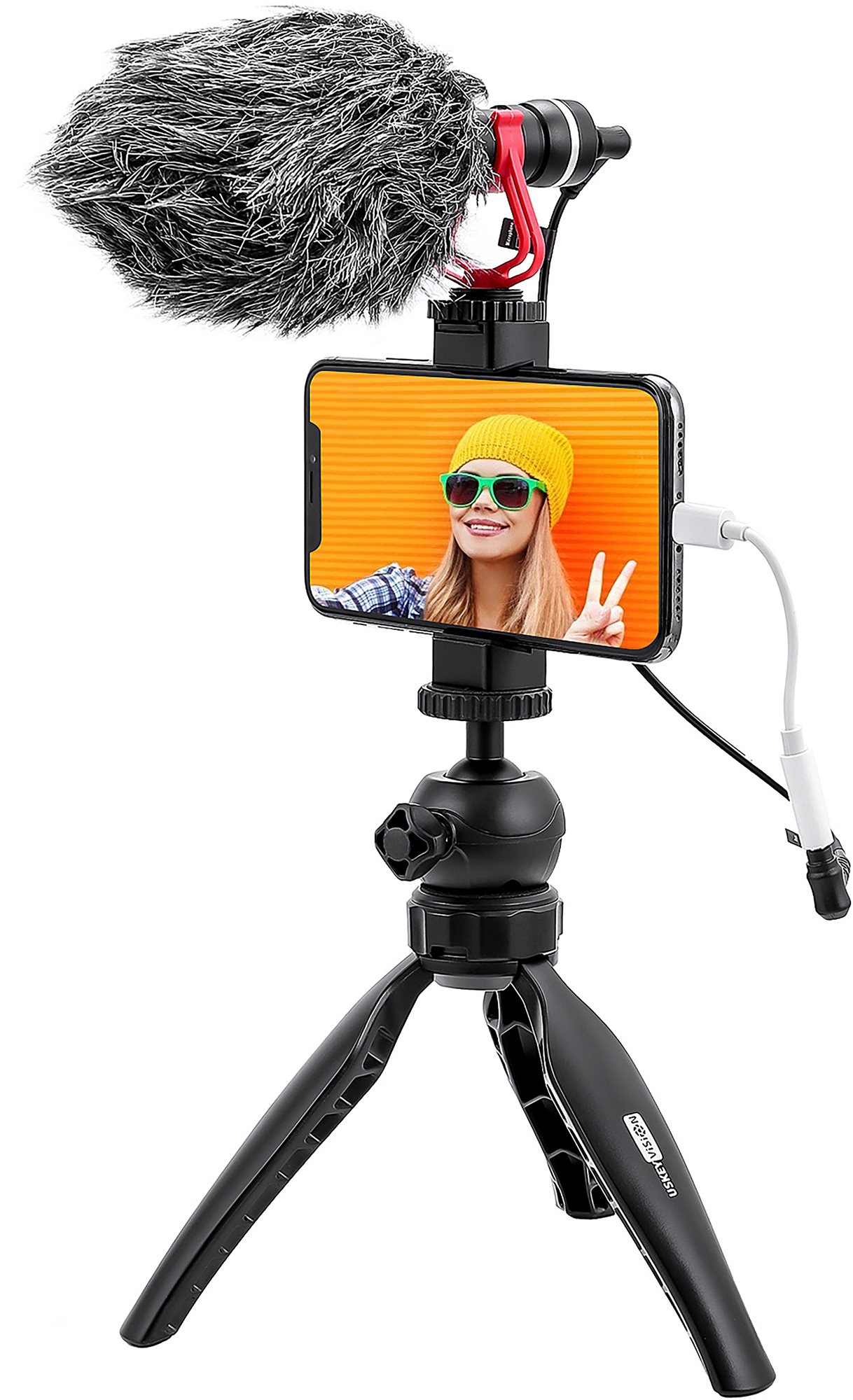 USKEYVISION Kit vidéo VLOG K1 pour téléphone mobile Set