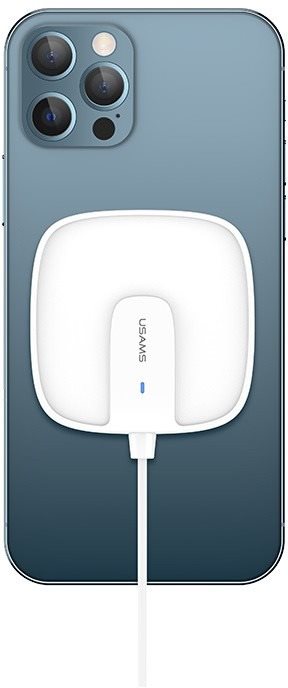 USAMS US-CD159 W1 Extra-thin Magnetic Magsafe Fast Wireless Charger...