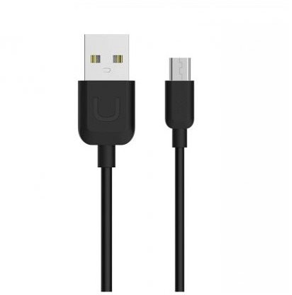 USAMS US-SJ098 micro USB Data Cable U Turn Series 1m Black Data Cable