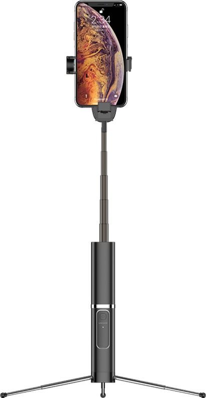 USAMS US-ZB064 Phantom Wireless Selfie Stick Black Selfie Stick