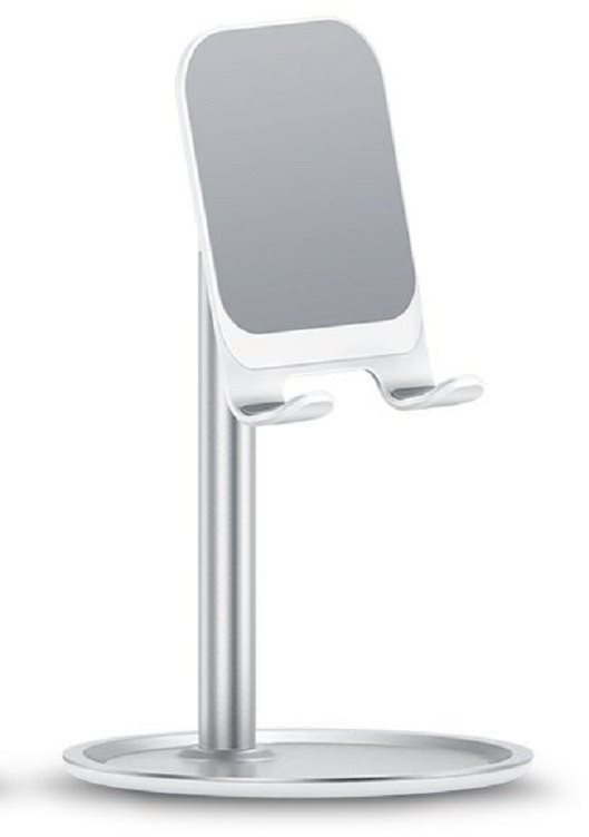USAMS US-ZJ048 Mobile Phone Desktop Holder Silver Phone Holder