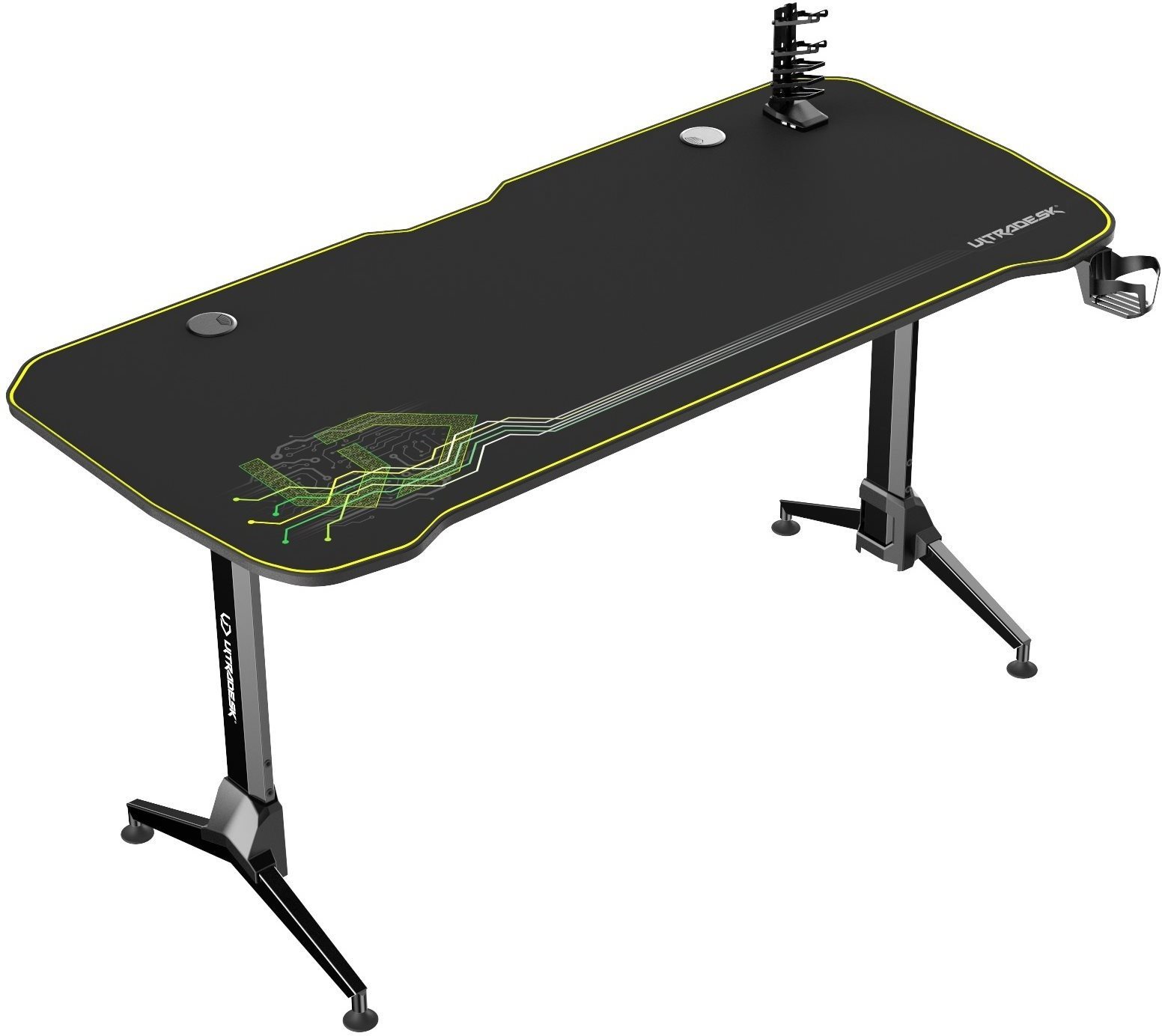 ULTRADESK GRAND YELLOW-GREEN Gaming asztal
