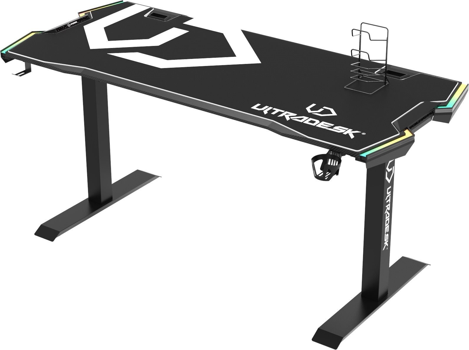 ULTRADESK FORCE - fehér, RGB Gaming asztal