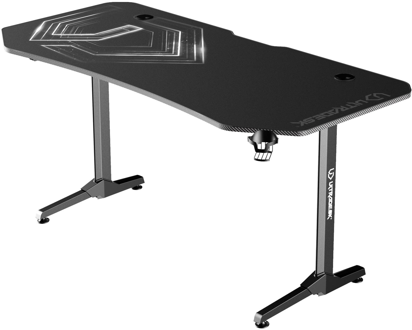 ULTRADESK Frag XXL, fekete Gaming asztal