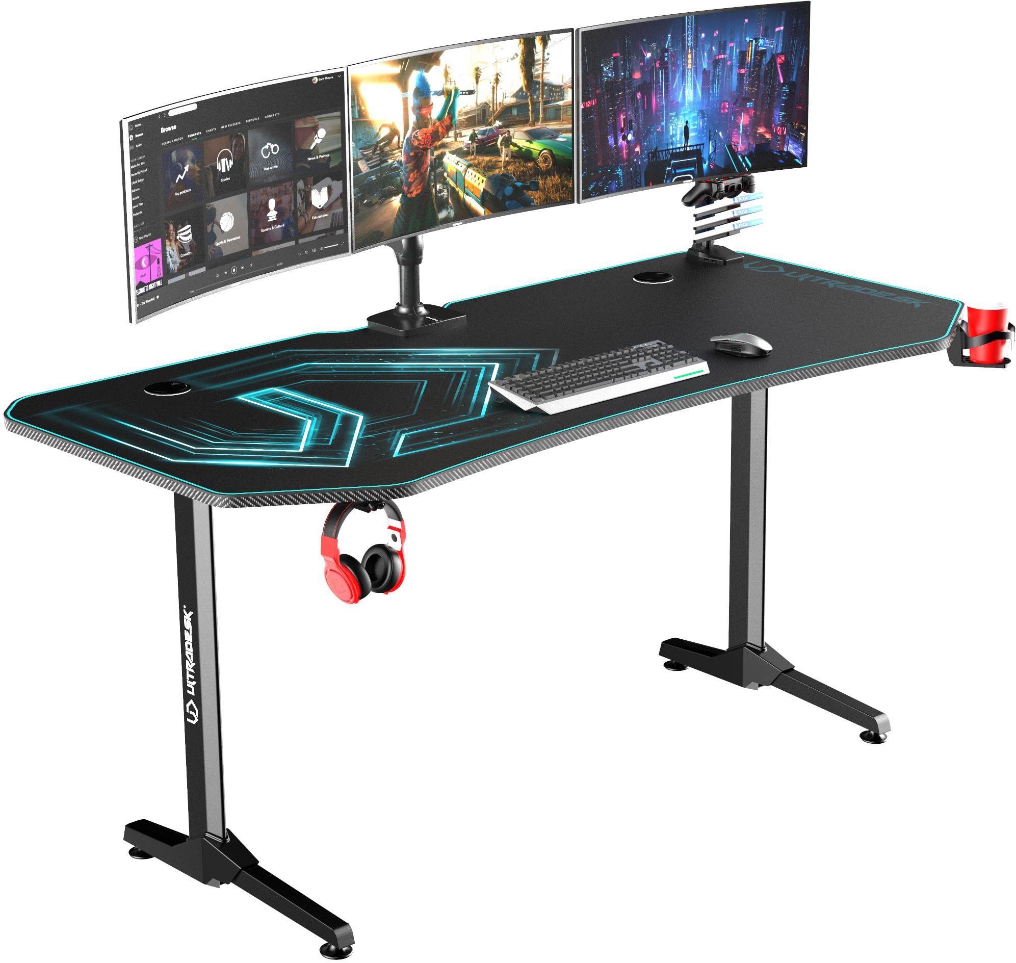 ULTRADESK Frag XXL blau Spieltisch