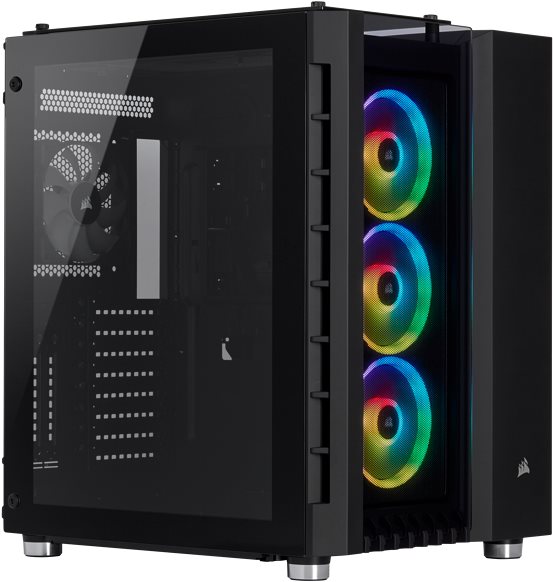 Corsair Crystal Series 680X Tempered Glass RGB Black PC Case