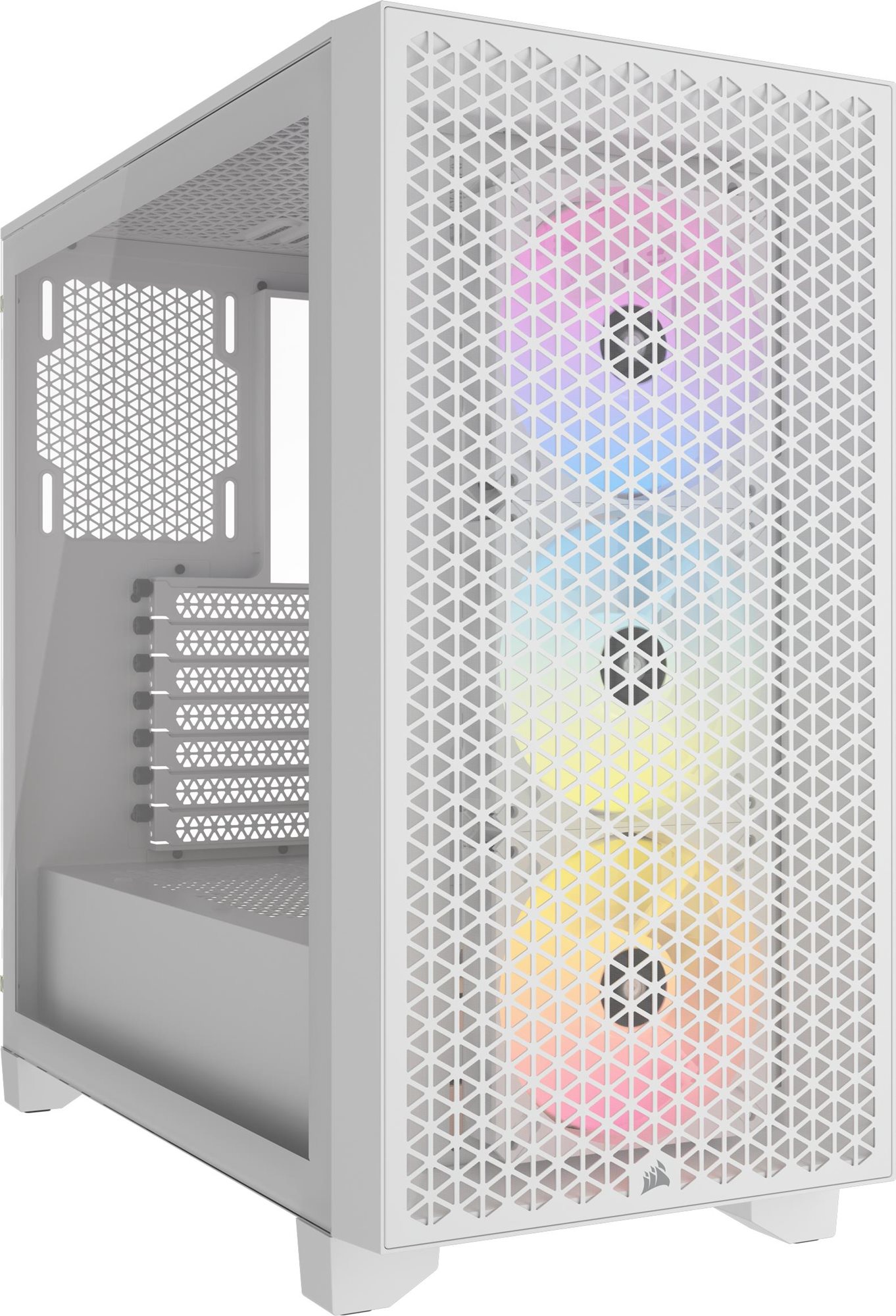 Corsair iCUE 3000D RGB AIRFLOW White Számítógépház