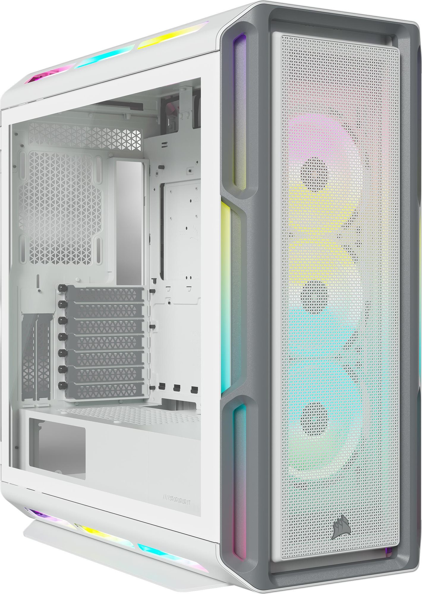 Corsair iCUE 5000T RGB Tempered Glass White PC skrinka