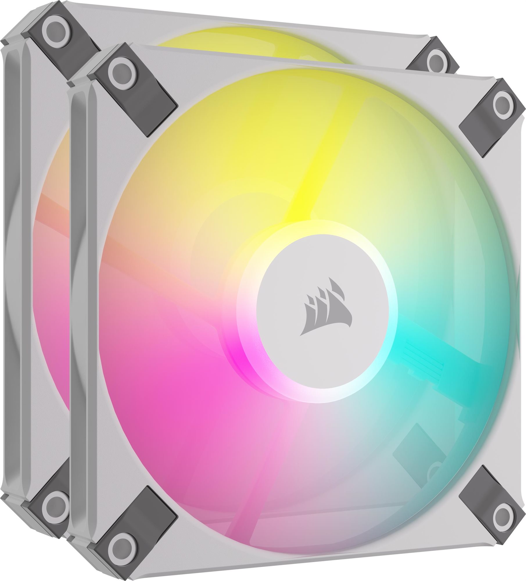 Corsair AF120 RGB SLIM Dual Pack fehér + Lightning Node Core PC...