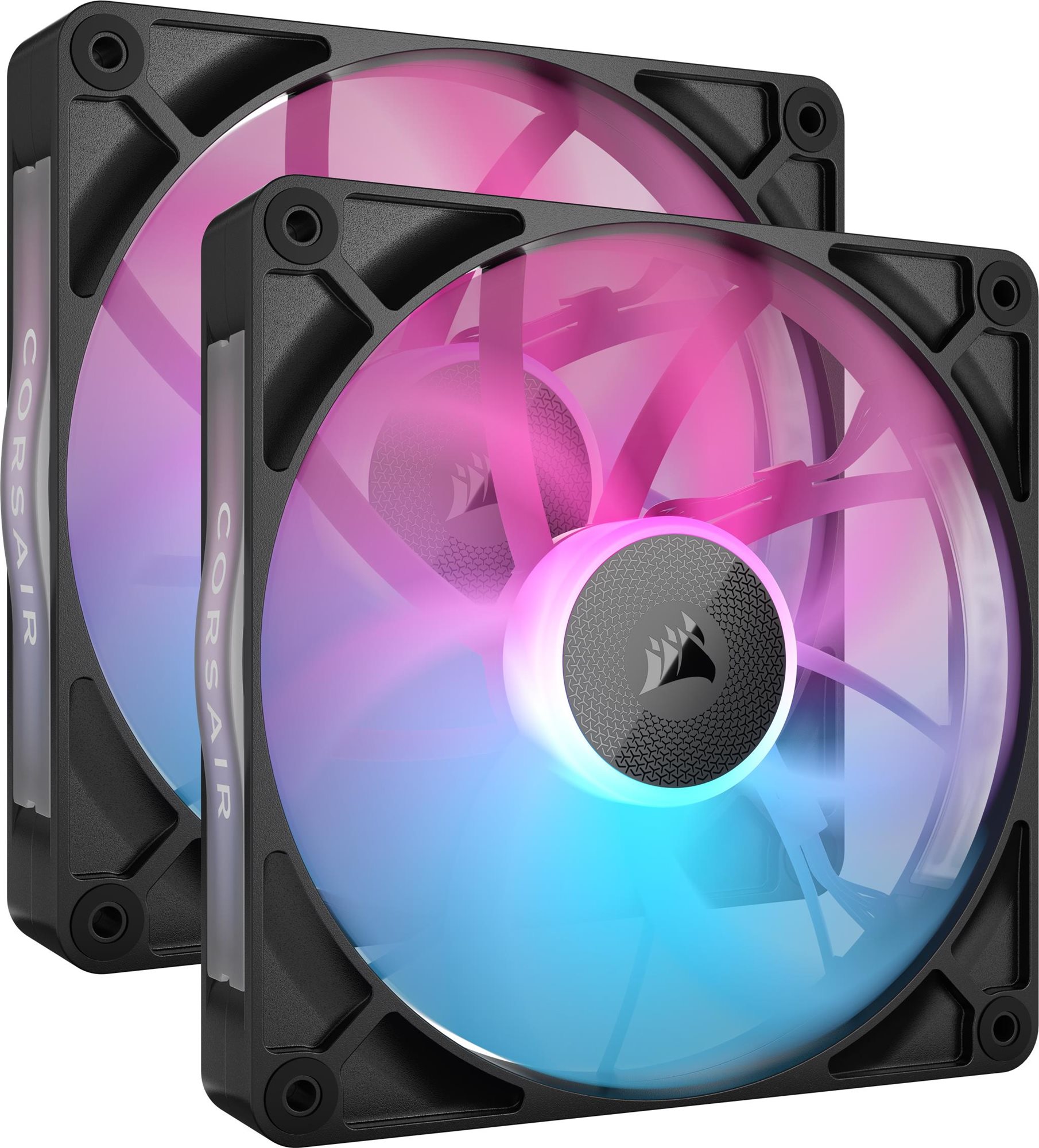 CORSAIR iCUE LINK RX140 RGB Starter Kit - Black Dual Pack PC...