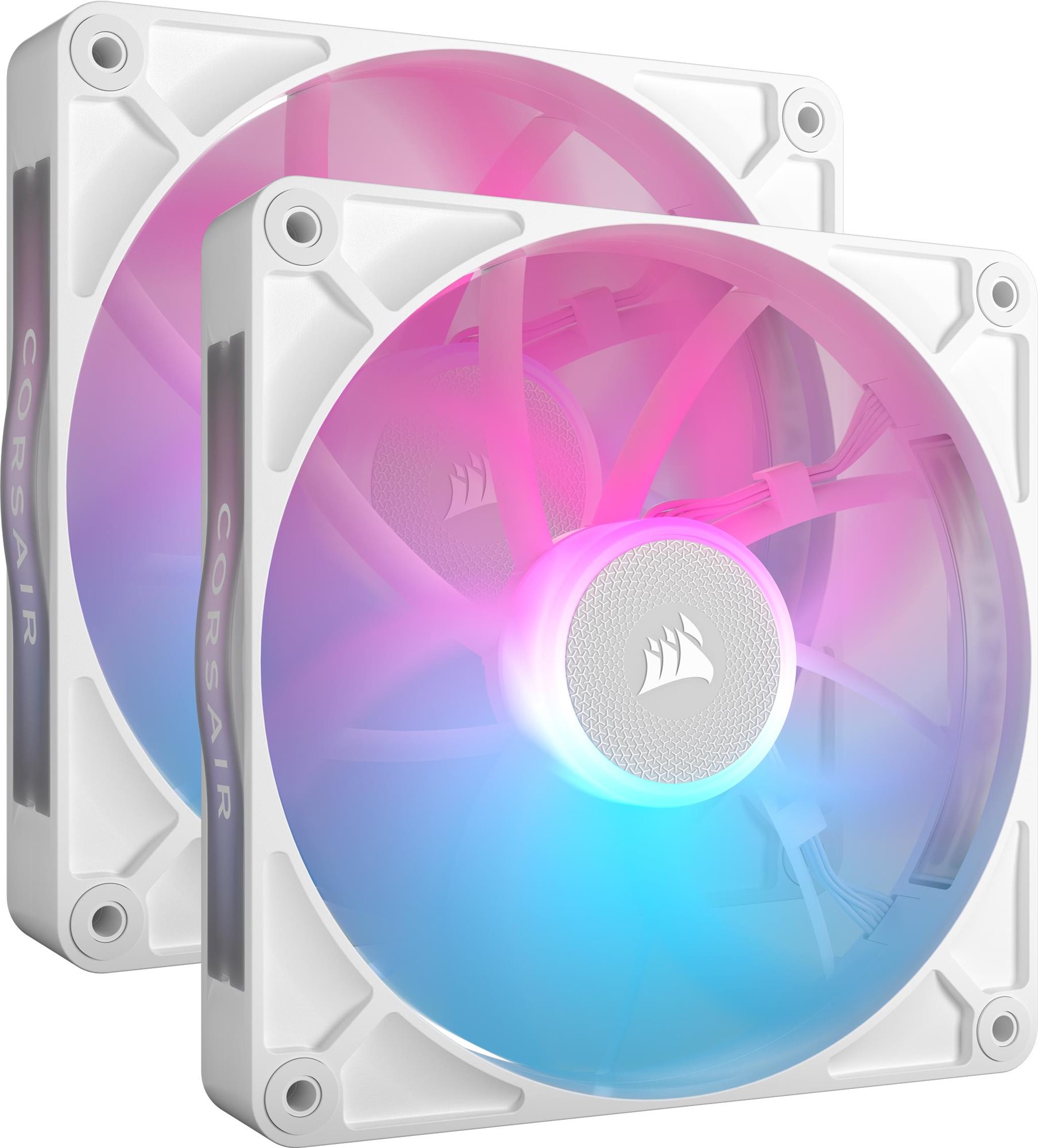 CORSAIR iCUE LINK RX140 RGB Starter Kit - White Dual Pack PC...