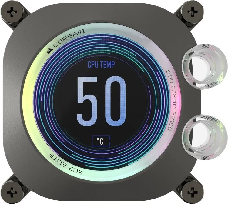 Corsair iCUE XC7 RGB ELITE LCD Processzor vízhűtés
