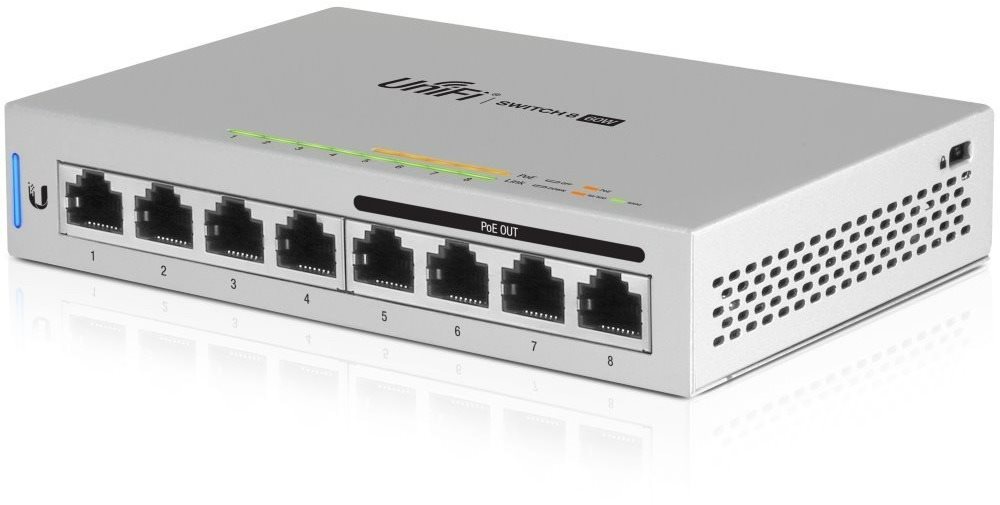 Ubiquiti UniFi Switch 8 PoE (60W) 5 Pack Switch