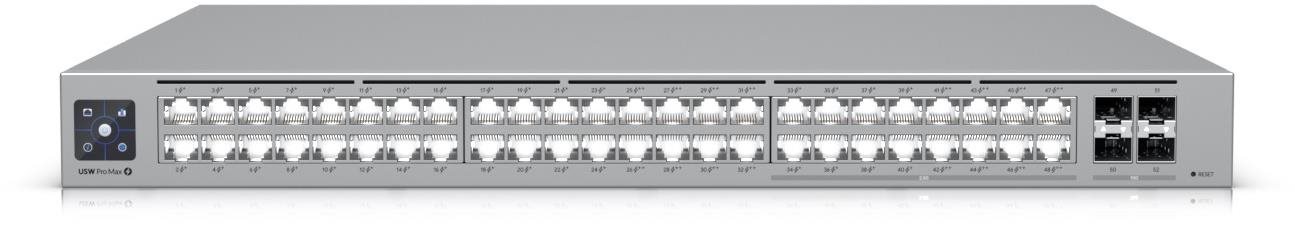 Ubiquiti USW-Pro-Max-48-PoE, 720W Switch