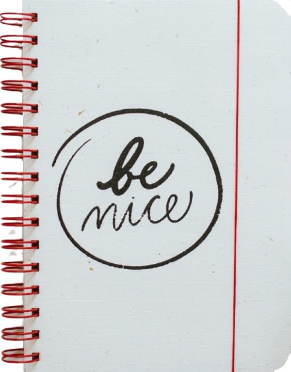 Be Nice EKO papírtömb, oldalkötés, A5 Jegyzetfüzet