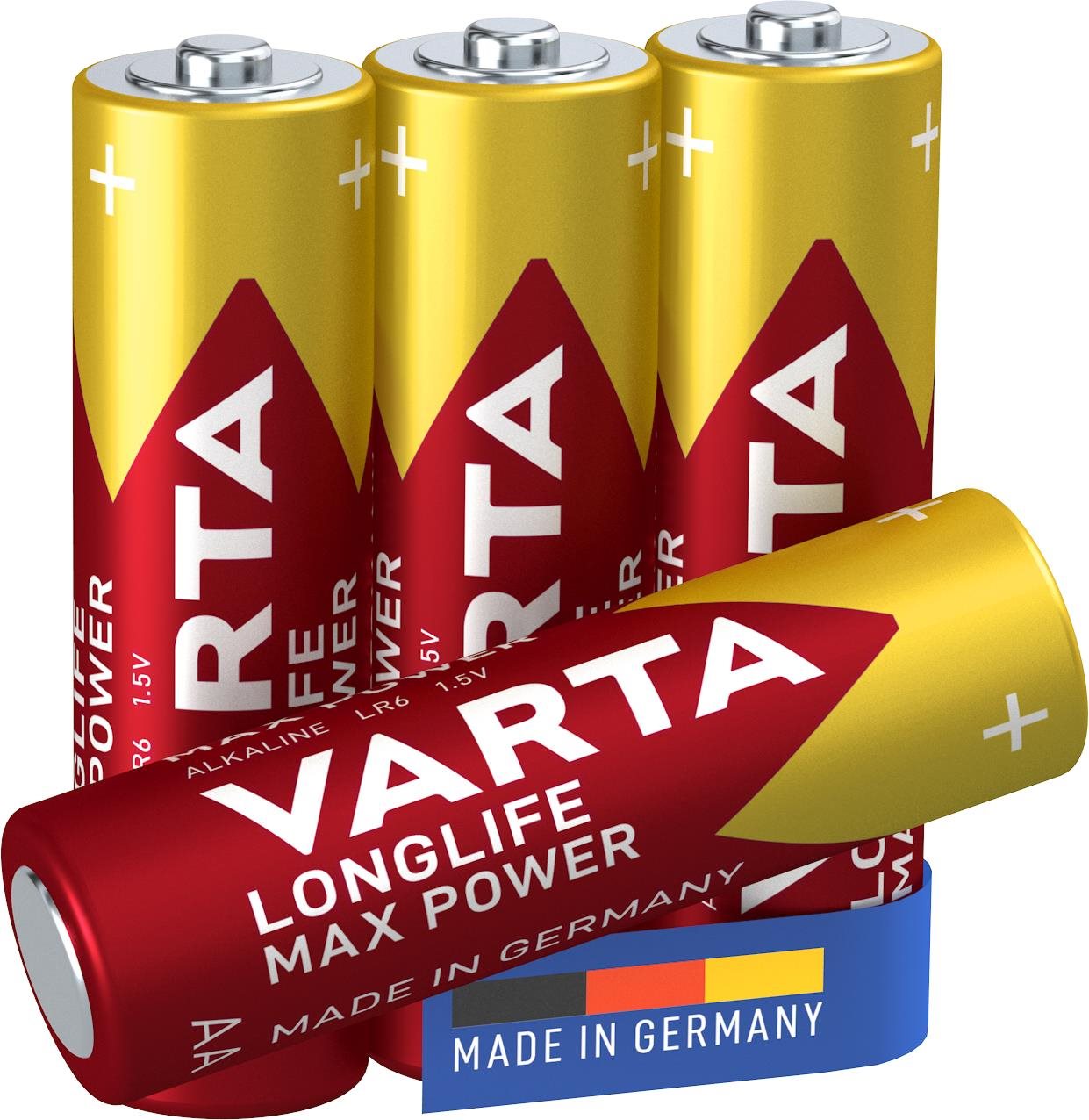 VARTA alkalická batéria Longlife Max Power AA 4 ks Jednorazová...