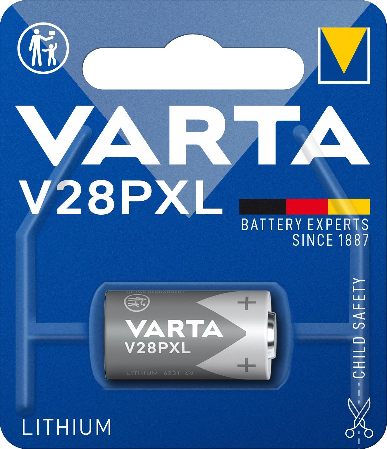 VARTA V28PXL Speciális lítium elem - 1 db Gombelem