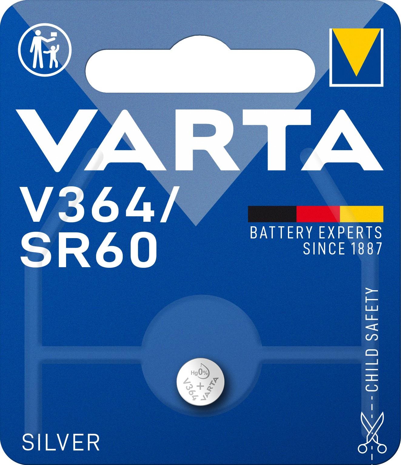 VARTA Speciális ezüst-oxid elem V364/SR60 1 db Gombelem