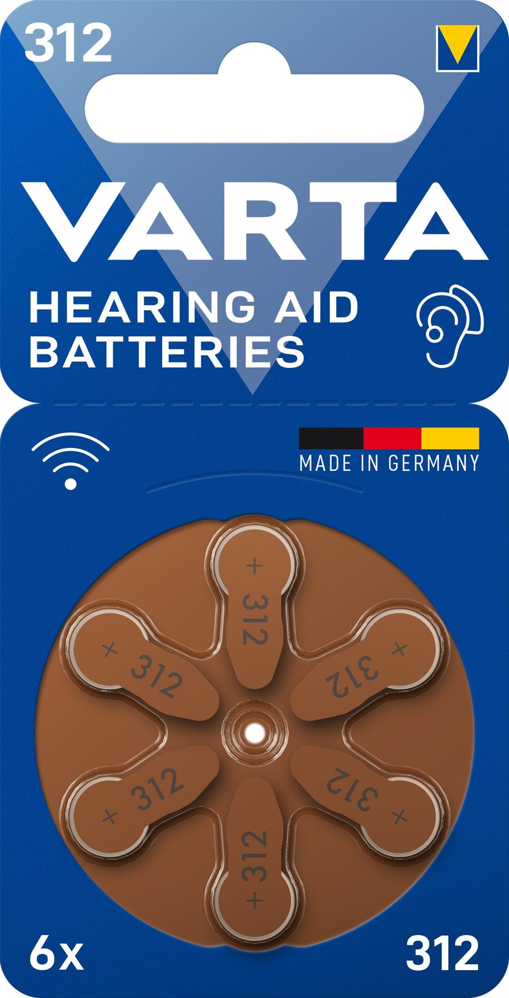 VARTA batérie do naslúchadiel VARTA Hearing Aid Battery 312 6 ks...