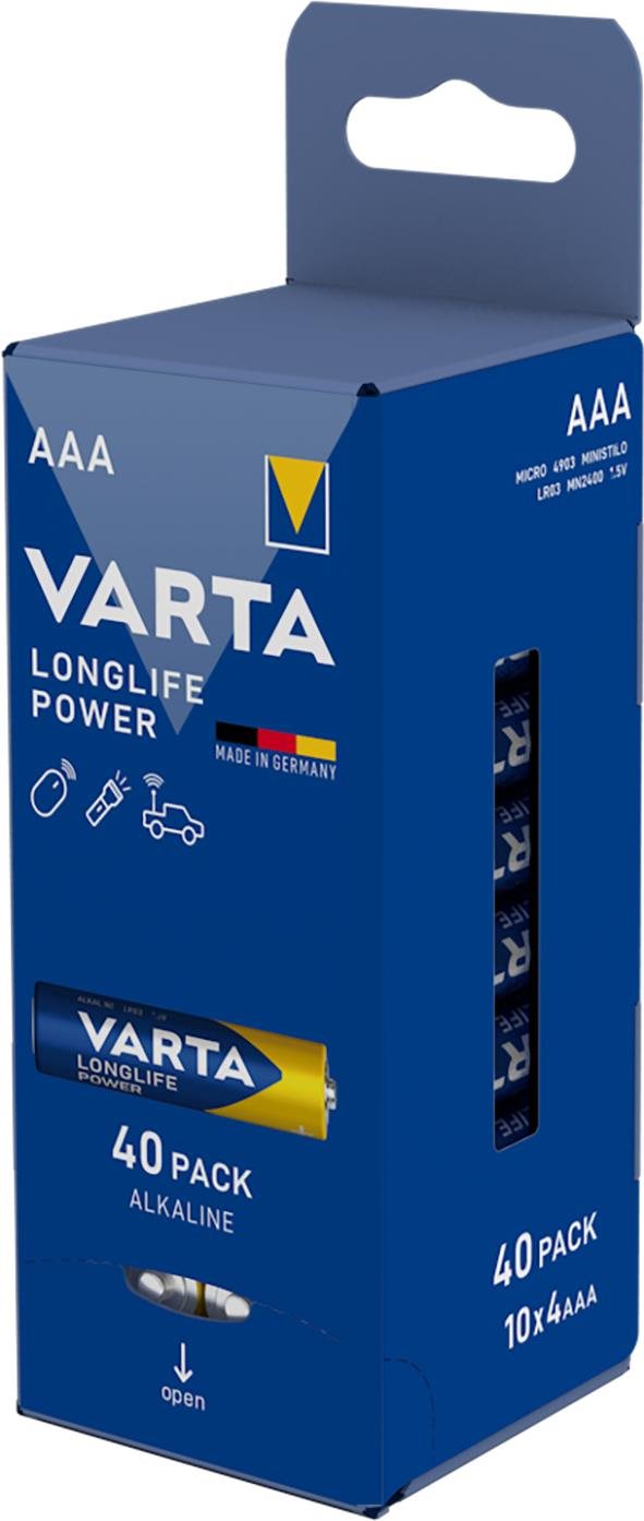 VARTA Longlife Power 40 AAA (Storagebox) Jednorazová batéria