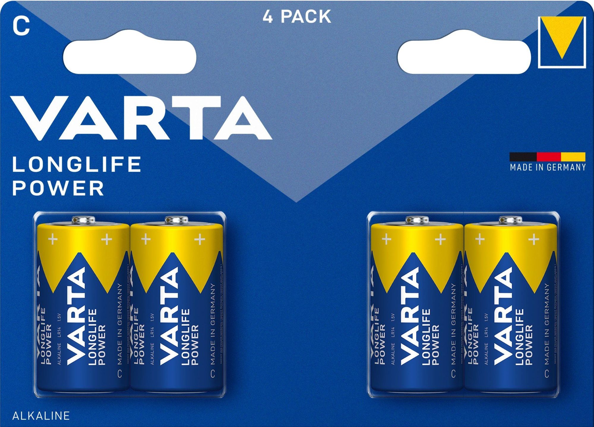VARTA Longlife Power 4 C (Double Blister) Einwegbatterie