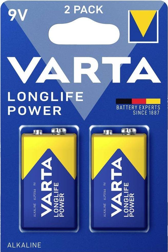 VARTA Longlife Power 2 9V (Single Blister) Jednorazová batéria