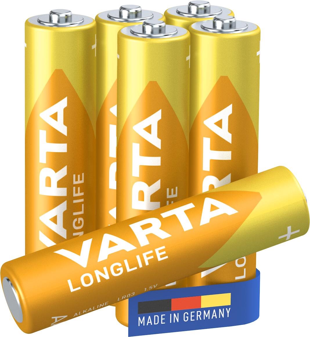 VARTA alkalická baterie Longlife AA 4+2ks Jednorázová baterie