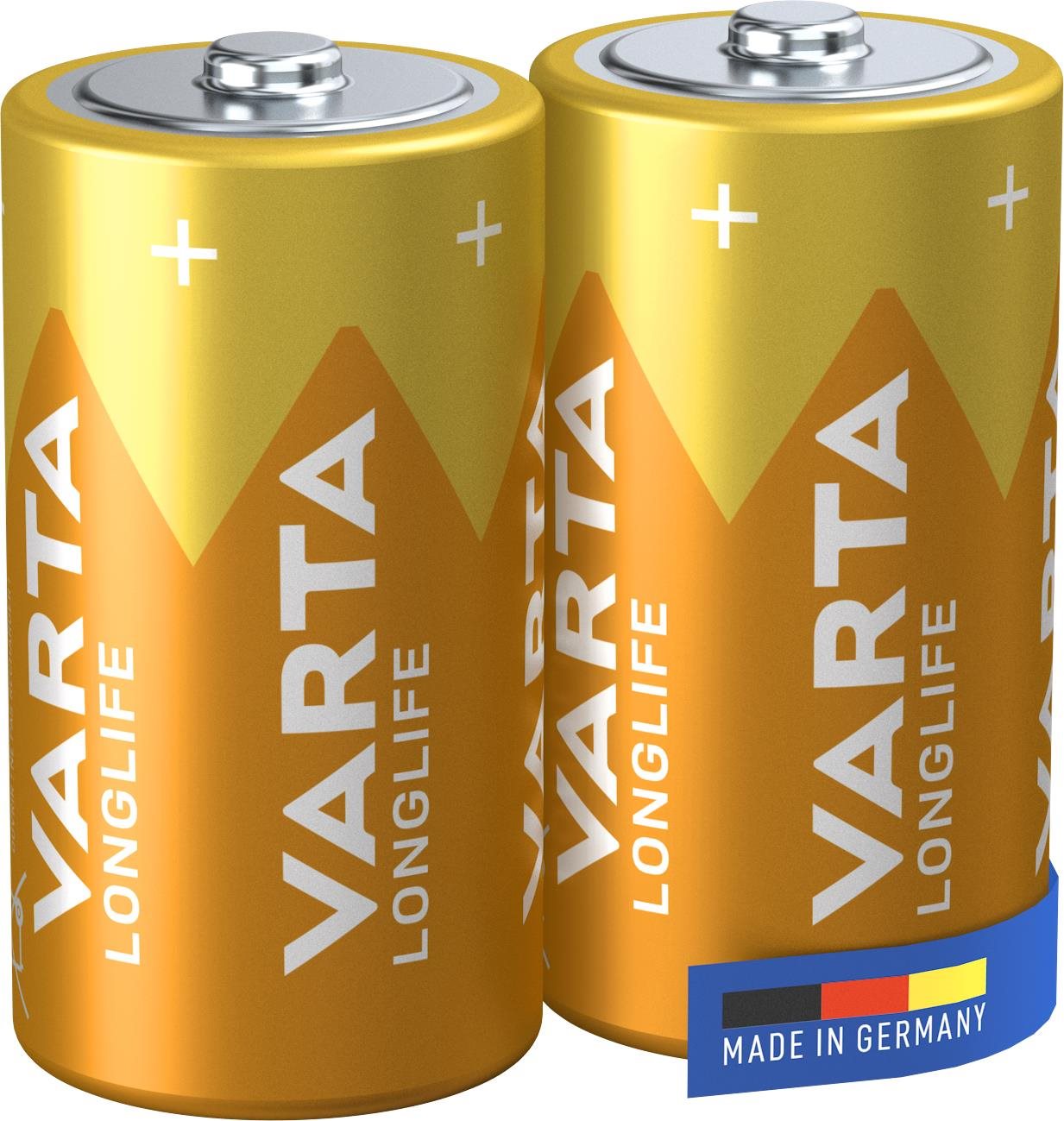 VARTA Longlife Alkáli elem C 2 db Eldobható elem