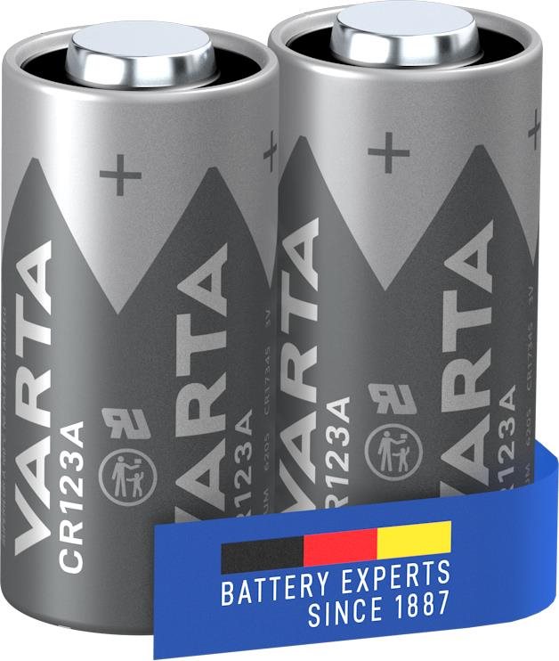VARTA Photo Lithium Speciális lítium elem CR123A 2 db Fényképezőgép...