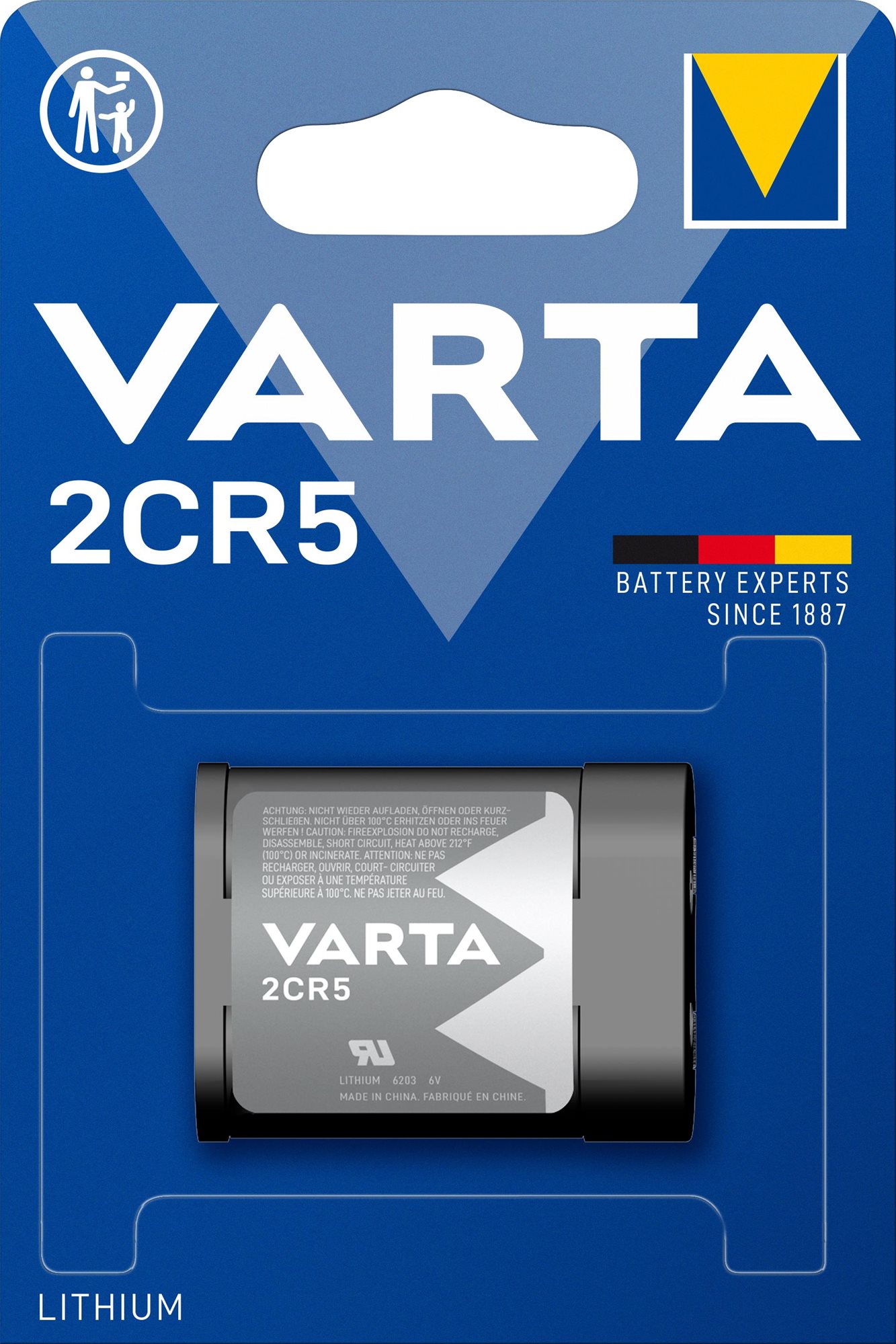 VARTA špeciálna lítiová batéria Photo Lithium 2CR5 1 ks Batéria do...
