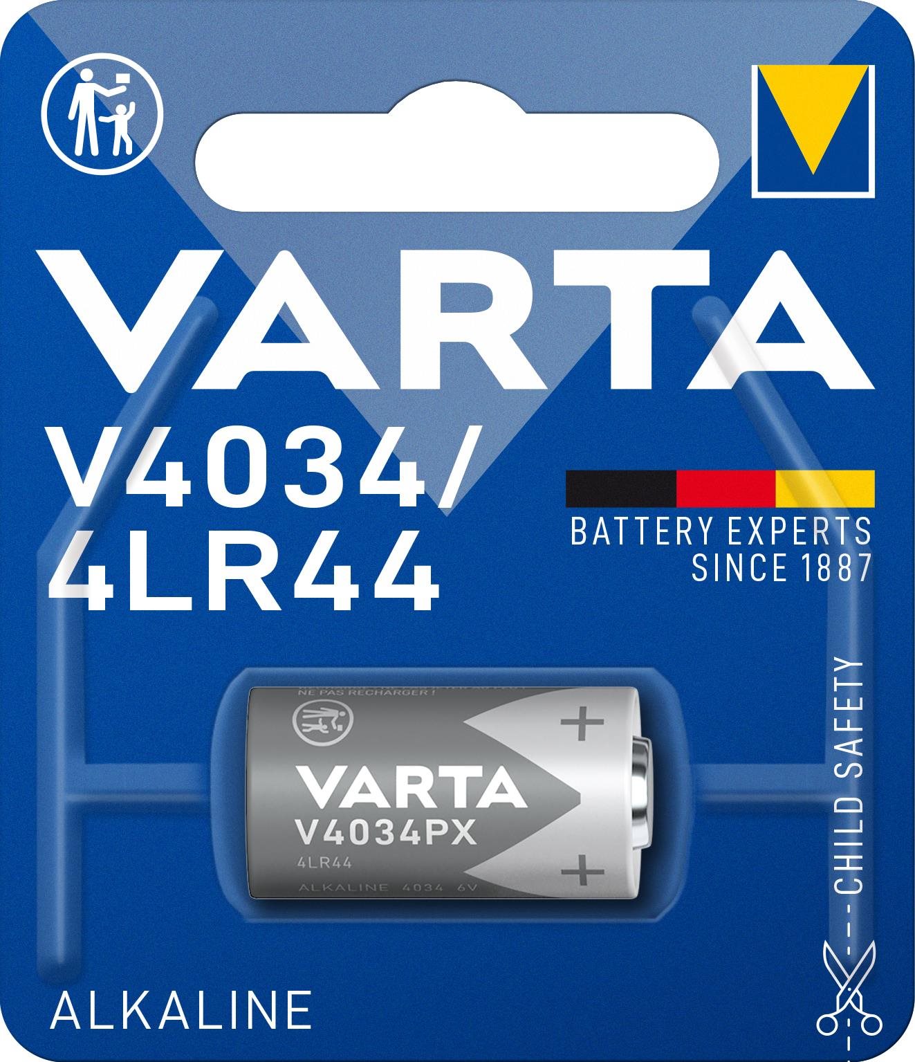 VARTA V4034/4LR44 Speciális alkáli elem 1 db Eldobható elem