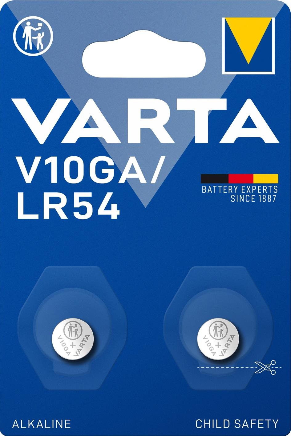 VARTA speciální alkalická baterie V10GA/LR54 2ks Knoflíková baterie