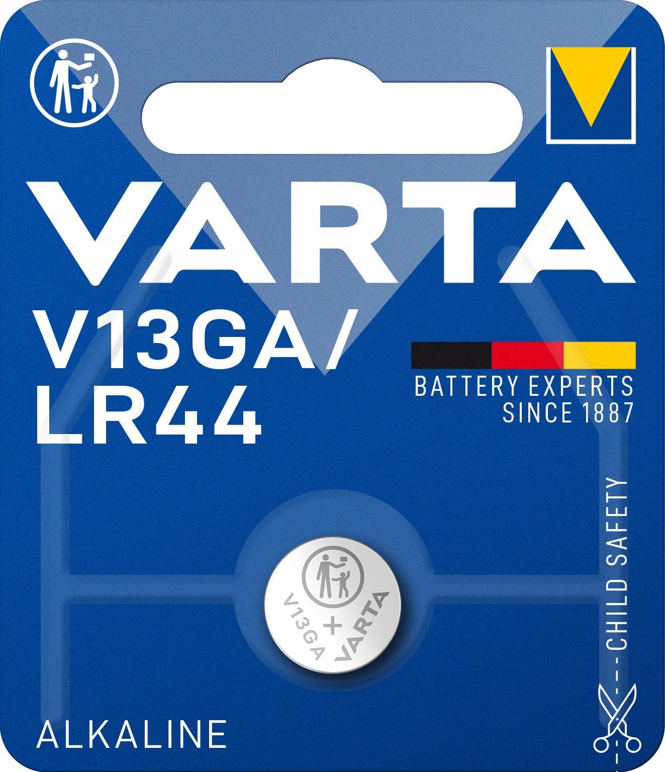 VARTA Speciális alkáli elem V13GA/LR44 1 db Gombelem