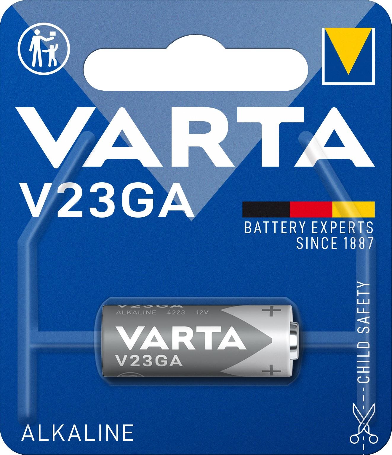 VARTA Spezial-Alkalibatterie V23GA 1 Stück Knopfzelle