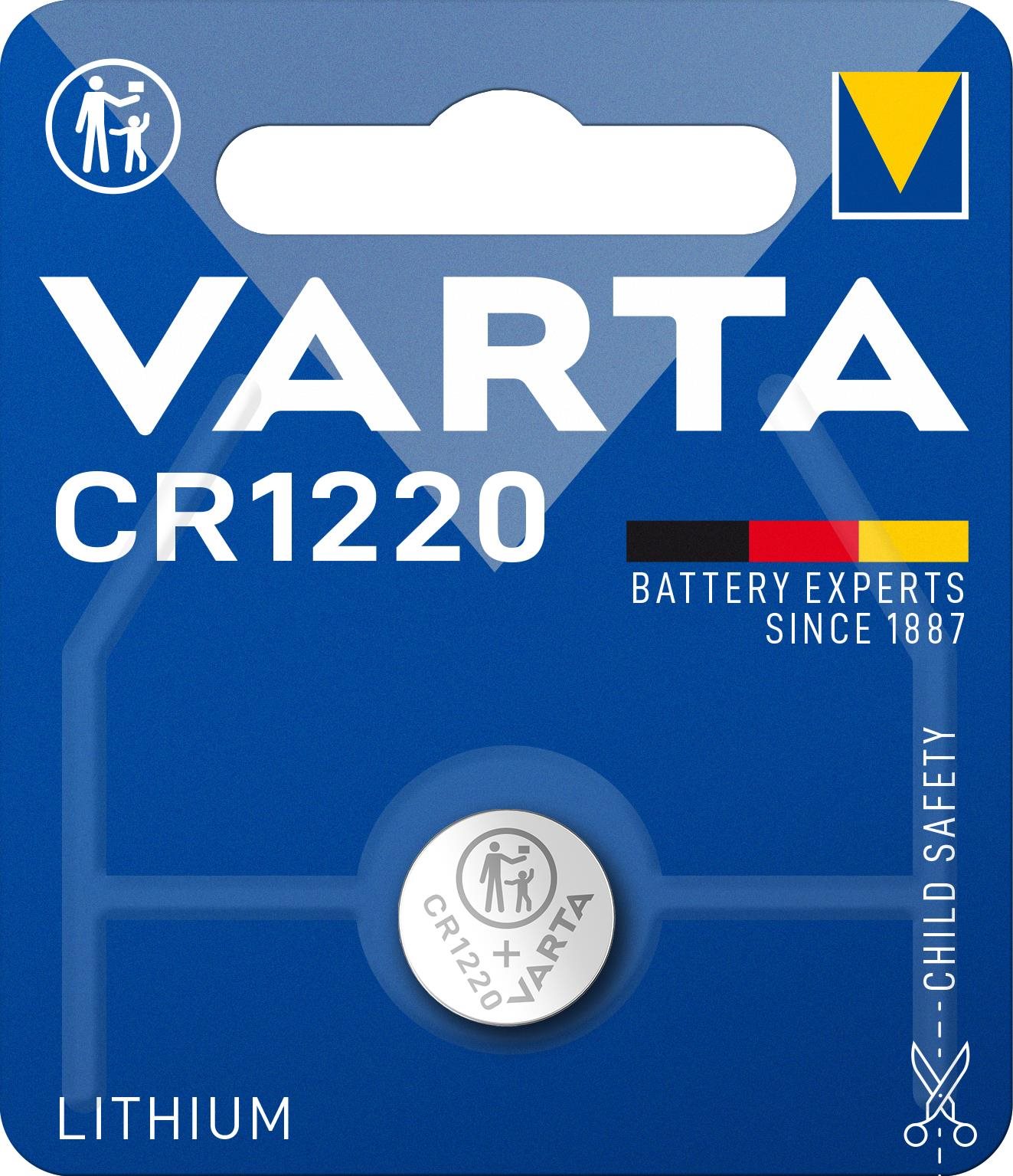 VARTA Speciális lítium elem CR 1220 - 1 db Gombelem
