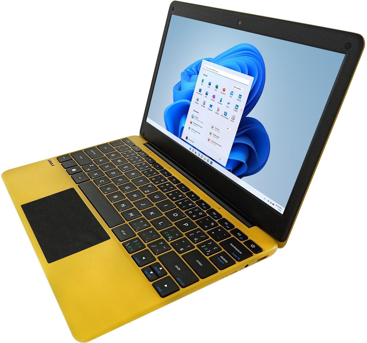 Umax VisionBook 12WRX Yellow Notebook