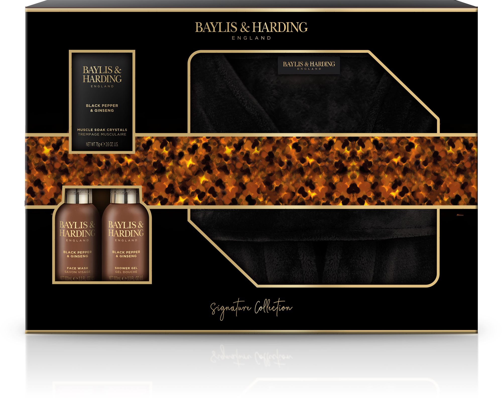 BAYLIS & HARDING Férfi fürdőszett fürdőköpennyel - Signature Men's...
