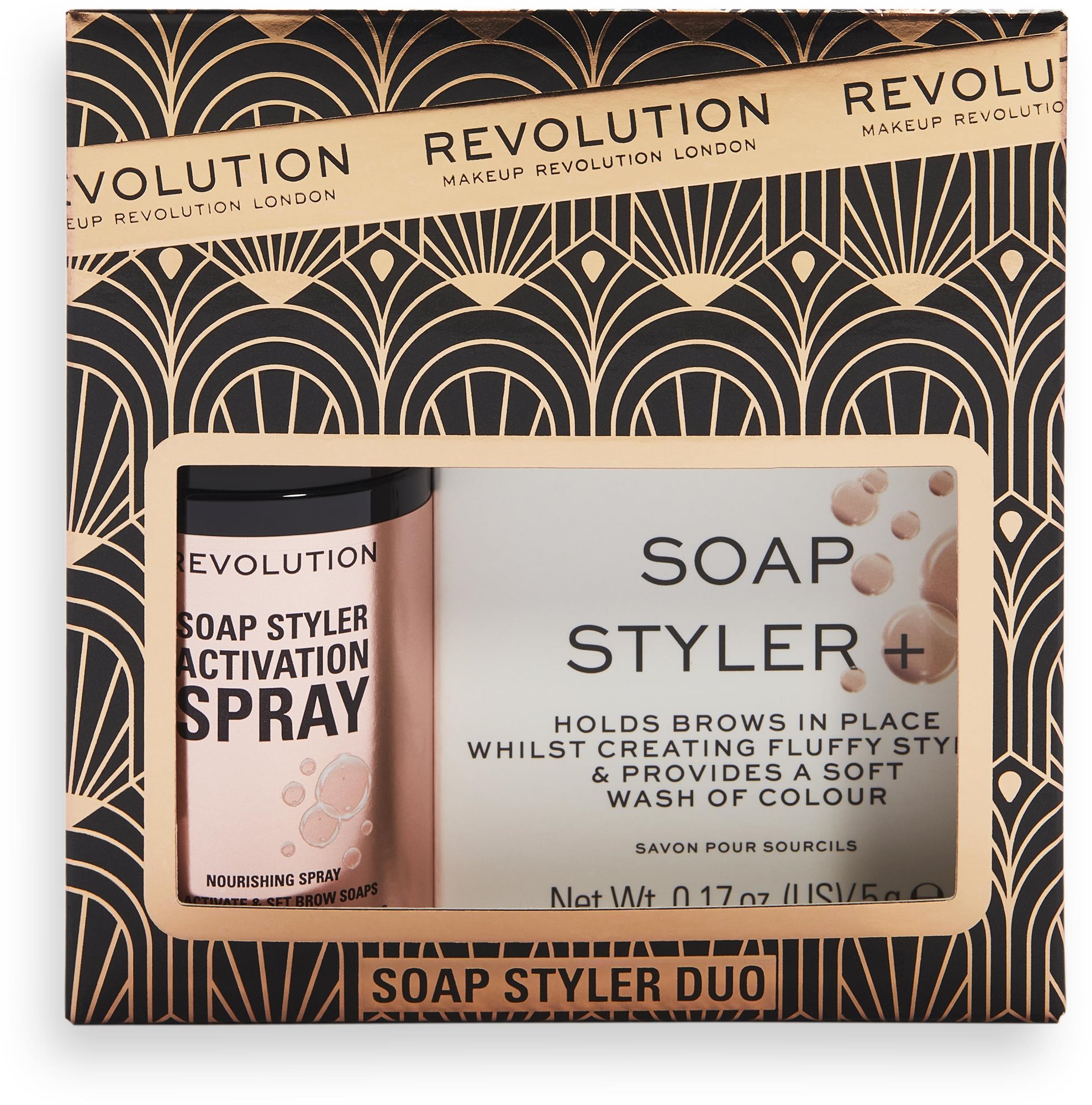 REVOLUTION Soap Styler Duo, mydlo na obočie Darčeková sada kozmetiky