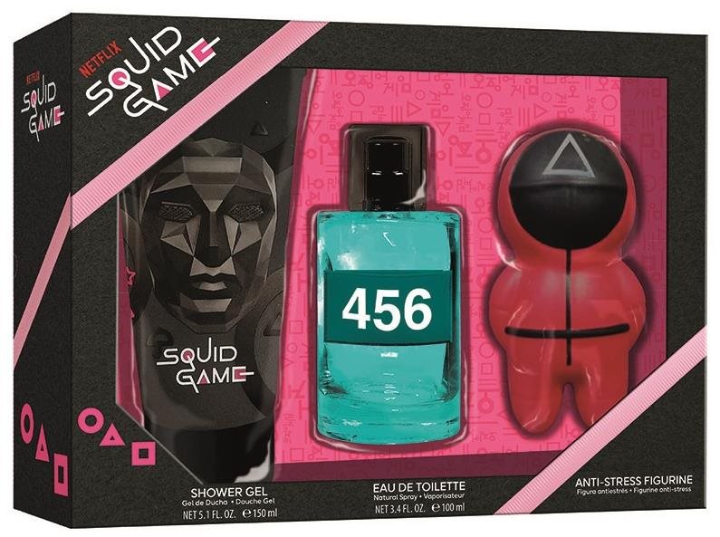 SQUID GAME EdT készlet 250ml Kozmetikai ajándékcsomag