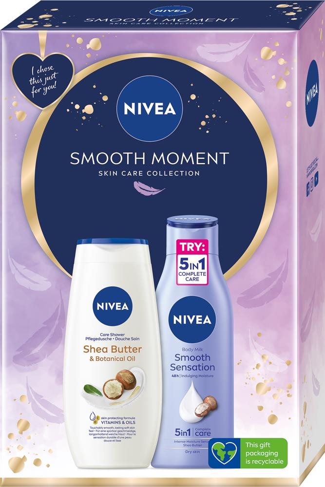NIVEA Smooth Moment Set 500 ml Darčeková sada kozmetiky