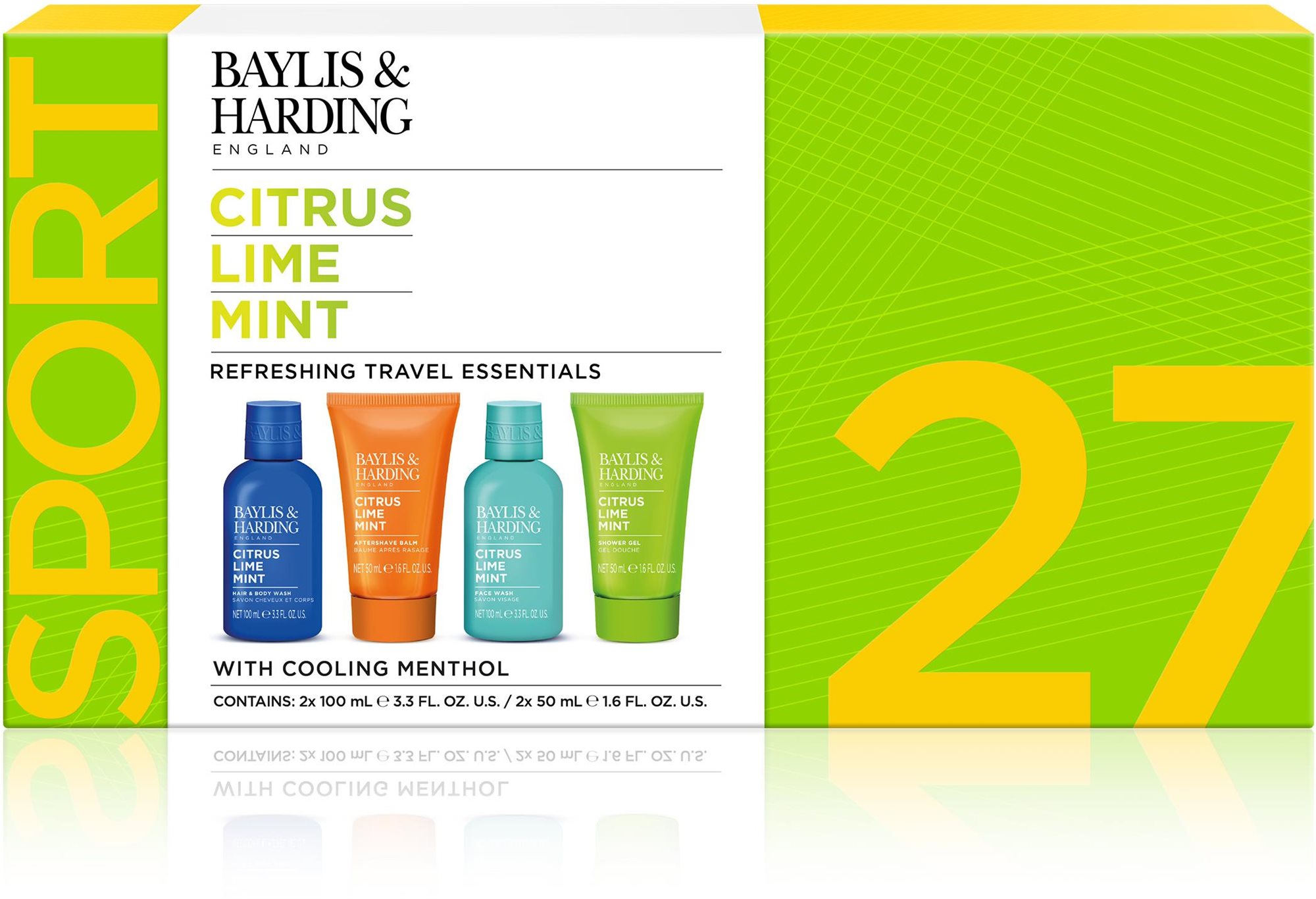 BAYLIS and HARDING Férfi testápoló ajándék szett, 4 db - Lime és...