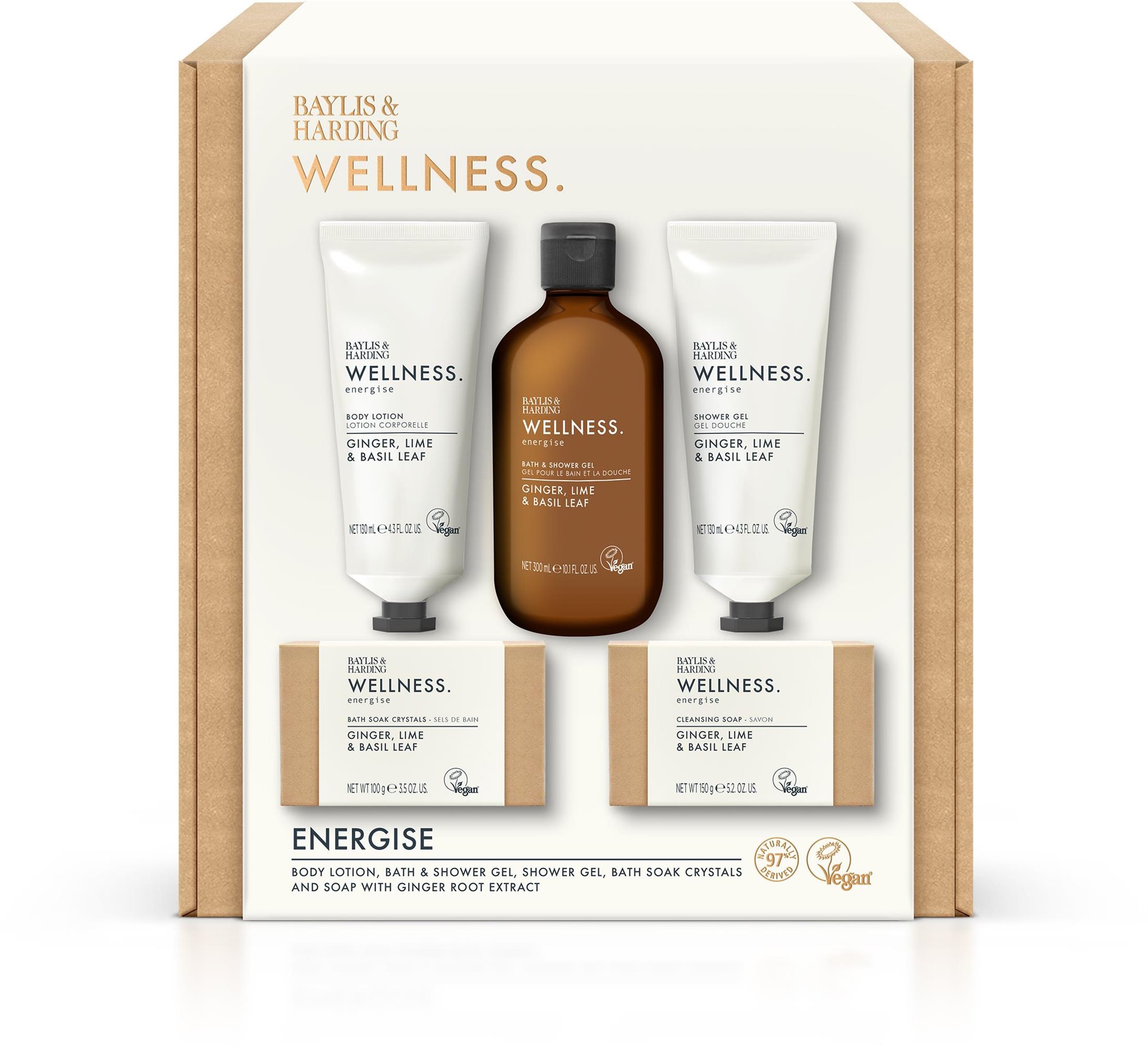 BAYLIS & HARDING Testápoló ajándék szett 5 db - Gyömbér citrom és...