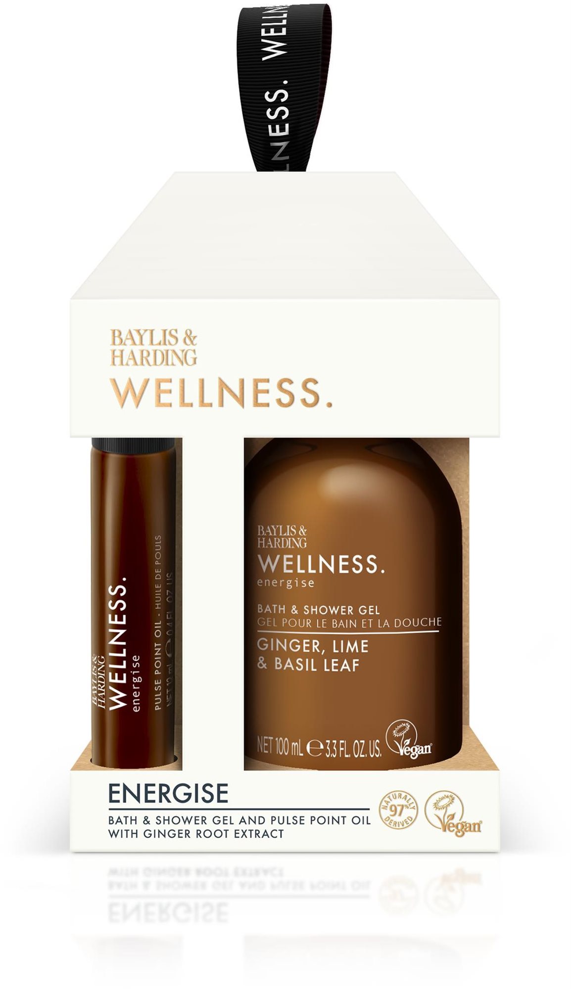 BAYLIS & HARDING Ener gizujúci duo 2 ks – Zázvor Citrón & Bazalka...
