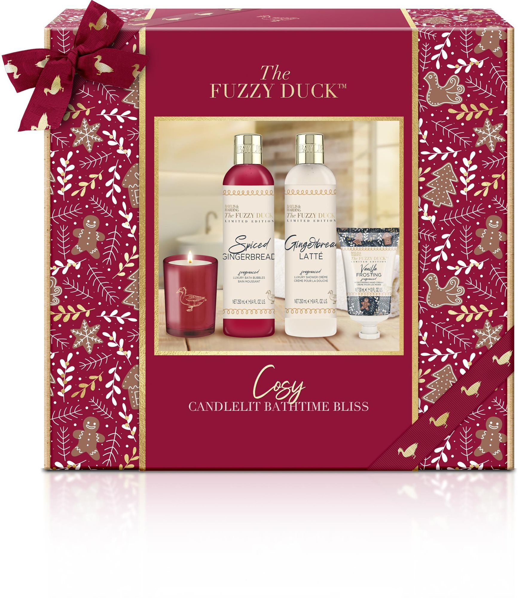 BAYLIS & HARDING Testápoló ajándékszett gyertyával - Téli...
