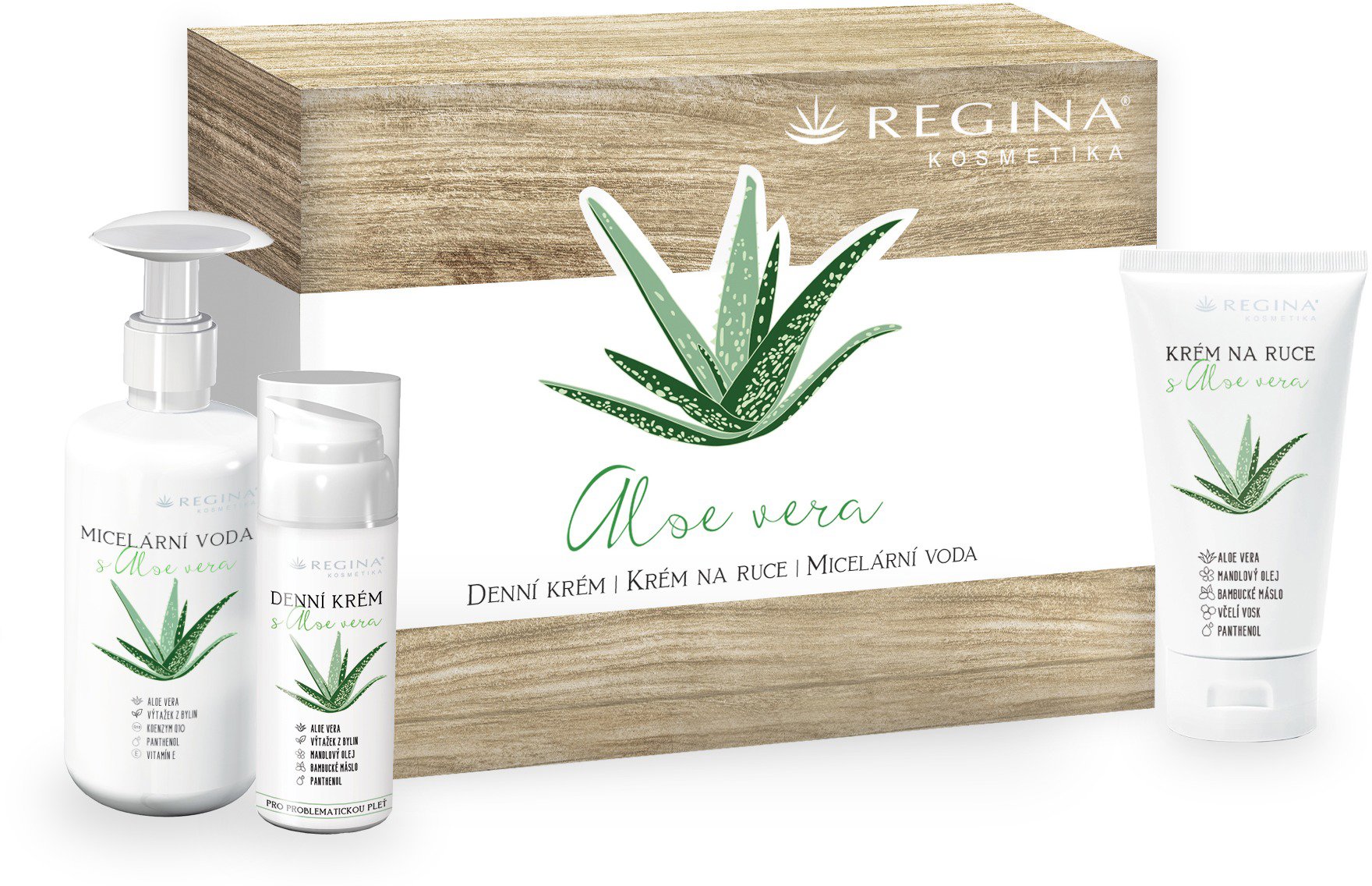 REGINA Darčeková súprava Aloe 375 ml Darčeková sada kozmetiky