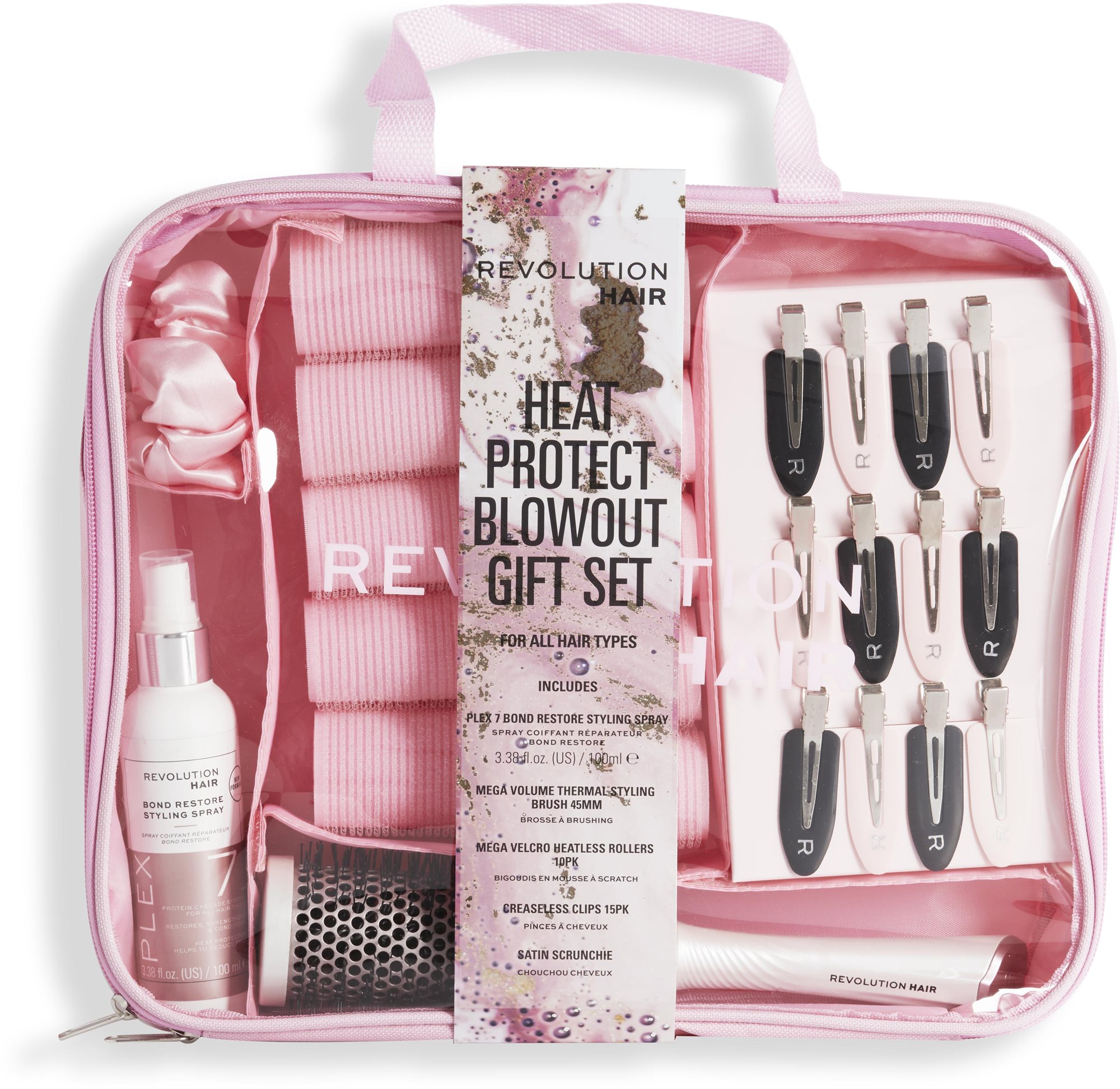 REVOLUTION HAIR Plex Heat Protect Blowout Gift Set 100ml Hajápoló...